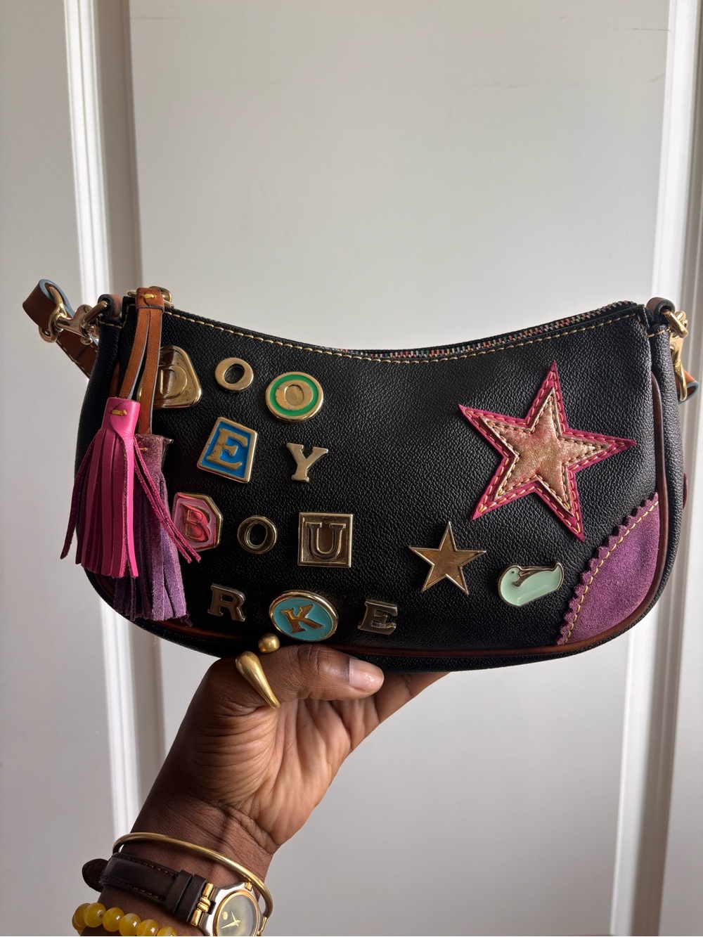 Dooney & Bourke x Lindsay Lohan "Hearts and Charms" collection,